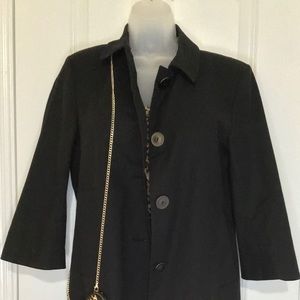 CK Elbow length Black Jacket